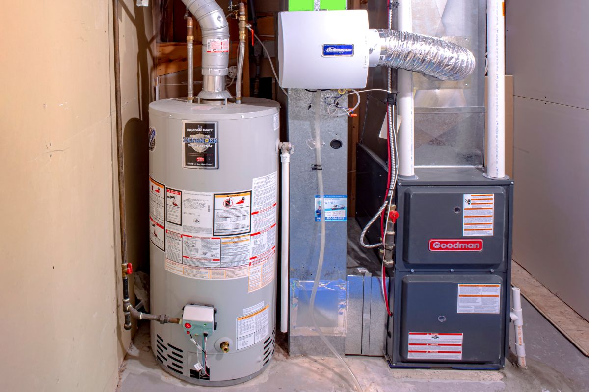 A home Goodman high efficiency furnace