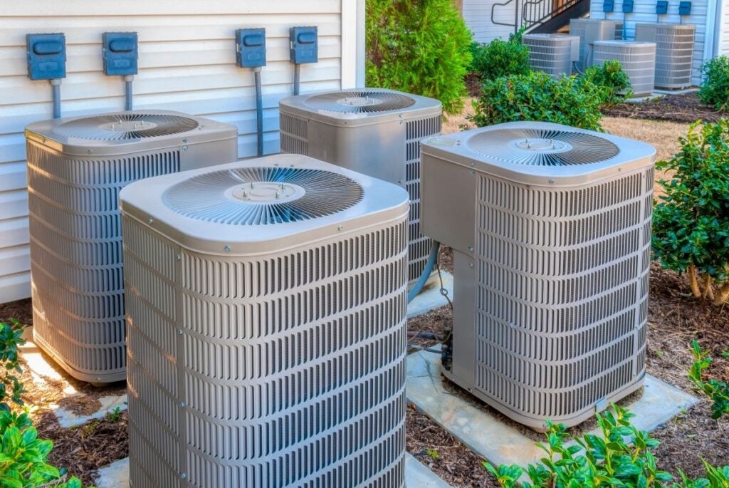 New-Air-Conditioners-Outside-Upscale-Apartment